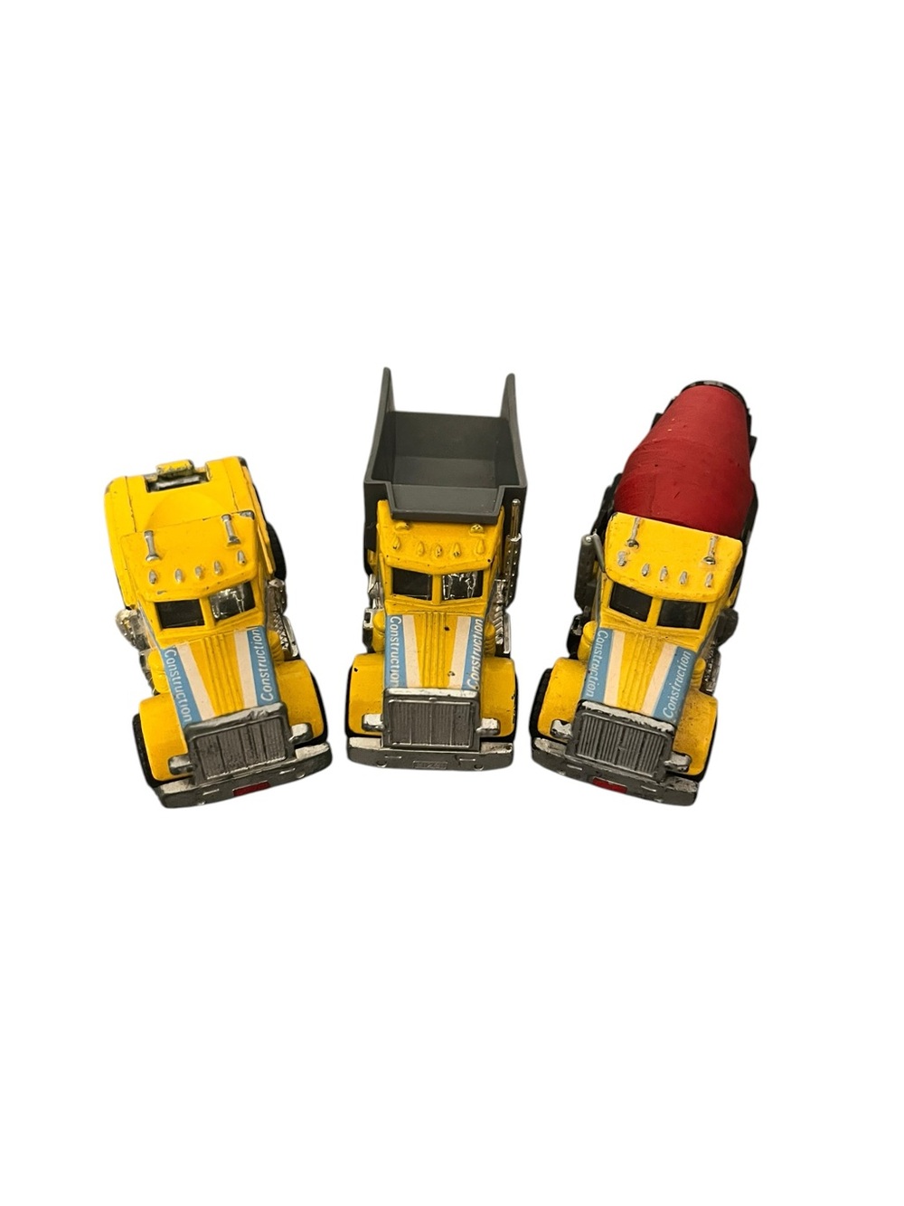 Matchbox Peterbilt 1981 Die-Cast Construction Truck Lot Cement Mixer Dump Truck